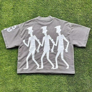 T-shirt Boxy Homme Personnalisé avec Logo Sérigraphié, Coupe Streetwear 180 g/m², Grammage Lourd, Graphisme Court, 100 % Coton, Coupe Oversize - Product Image 2