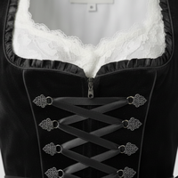 Robe Dirndl bavaroise sur mesure de qualité supérieure pour femmes, costume traditionnel d'Oktoberfest, tenue de serveuse de bière allemande, broderie florale, uniforme