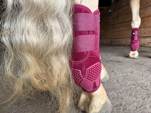 Lot de 2 protections de jambes pour chevaux, accessoires équestres haut de gamme, néoprène, médecine sportive, bottes pour chevaux, bottes de sport, bottes médicales pour chevaux - Product Image 6