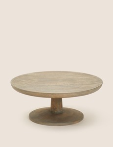 Base de madera grande para exhibir pasteles de boda con una base de madera resistente y un estilo de presentación elegante - Product Image 6