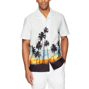 Chemise Hawaïenne Homme à Manches Courtes, Chemise de Plage Décontractée, Col Revers, Imprimée, Chemise d'Été, Service OEM Personnalisé - Product Image 3