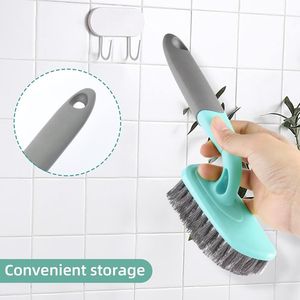 Cepillo de limpieza ergonómico de 9 pulgadas con mango, cepillo de ducha de alta resistencia con cerdas rígidas para baños - Product Image 6