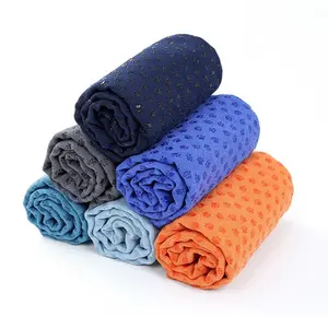 Tapis antidérapant en microfibre de daim doux Super absorbant, différentes couleurs, serviette de Yoga chaud Bikram Pilates