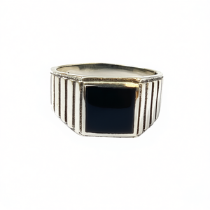 Black Onyx <b>Mens</b> <b>Ring</b> 5.2 Grams Fine Jewelry - Product Image 2