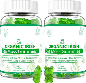Gomitas Veganas <span class=keywords><strong>de</strong></span> Musgo Marino a Base <span class=keywords><strong>de</strong></span> Pectina con Ingredientes Orgánicos para Dietas a Base <span class=keywords><strong>de</strong></span> Plantas, Suplemento Seguro - Product Image 1