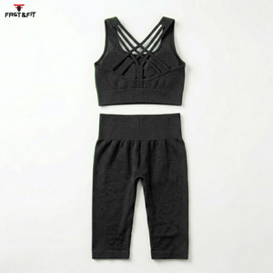 Nouvelle conception, ensemble soutien-gorge et short en coton 100% uni, grande taille, couleur unique, motif uni, longueur au-dessus du genou, MOQ 2 pièces - Product Image 6