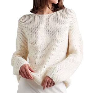 Hauts en tricot pour femmes à manches longues, design unique, 100% matière respirante, vêtements décontractés d'automne, best-sellers - Product Image 6