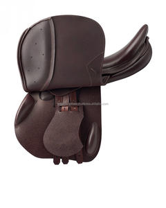 Sillín inglés de cuero Premium para caballo Disponible 12-18 en varios tamaños y colores Sillín occidental - Product Image 3