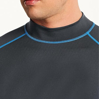Camiseta Deportiva de Compresión para Hombre, Manga Larga, Elástica, de Secado Rápido, Antibacteriana, para Natación, Surf, Fitness, Deportes al Aire Libre, UPF 50