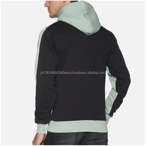 Sudadera con Capucha Corta de Algodón Transpirable con Cremallera Completa y Bordado de Logotipo Personalizado en Felpa Francesa para Hombre - Product Image 2