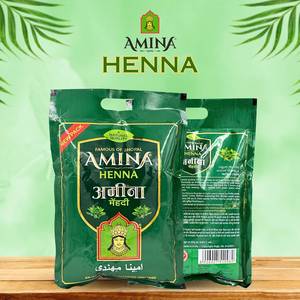 ผงเฮนน่าบริสุทธิ์ Amina – เมห์นดีธรรมชาติสำหรับย้อมสีผมและออกแบบลวดลายศิลปะบนร่างกาย |   เฮนน่าสมุนไพรปลอดสารเคมี - Product Image 4