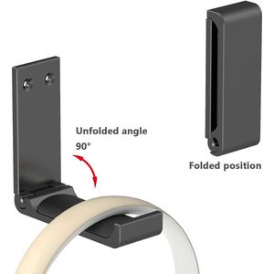 Support mural adhésif puissant en aluminium pour casque audio (H03-Noir-1PCS) - Product Image 2