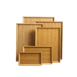 Bandeja de bambú ecológica superventas para la ceremonia del té artística y cesta transpirable para exhibir pan. - Product Image 1