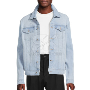 Servicios OEM, Chaqueta Vaquera Lisa para Hombre de Diseño Personalizado de Alta Calidad, Chaqueta Vaquera Transpirable de Invierno para Hombre, Nuevo Diseño - Product Image 2