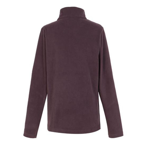 Suéter de Cuello Alto para Mujer, Color Morado, de Felpa, Manga Larga, Transpirable, para Otoño, Corte Regular, Tejido de Punto, Color Sólido - Product Image 5
