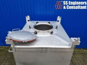 ถัง IBC สแตนเลสพร้อมเครื่องยนต์ PLC และเกียร์ |   ระบบจัดการของเหลวอุตสาหกรรม 380V 20-65kW กำลังการผลิต 1000 กก./ชม. - Product Image 2
