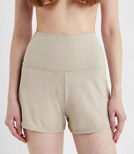 กางเกงขาสั้นโยคะเอวสูงสำหรับผู้หญิงและเด็กผู้หญิง ดีไซน์ใหม่ เนื้อผ้านุ่ม กระชับรูปทรง ยกกระชับสะโพก ไร้ตะเข็บ ลายมาร์เบิล ทายได - Product Image 5