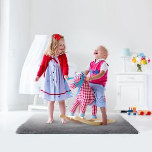 Tapis de chambre moelleux antidérapant 4' x 2.6' pour la décoration du sol - Product Image 6