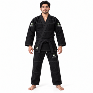 Uniforme de Jiu Jitsu Brasileño MANGOES FASHION IBJJF, Tejido de Algodón con Hilo Dorado de 440g, Ligero, Antibacteriano y Transpirable - Product Image 1
