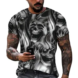 Custom All Over Print Animal Designs T Shirts melhor qualidade Oversized Poliéster Sublimação Gráfico T-Shirt Print OEM Personalizado