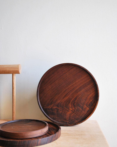 Handcrafted Classic Wooden Round Dining Plates 6-10 Piece Eco-Friendly Food Grade <b>Tableware</b> Collection by blossom craft india - Product Image 5