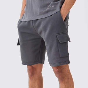 Shorts cargo amples mi-longs respirants avec impression de haute qualité fabriqués au Pakistan - Product Image 1
