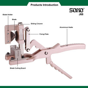 Tijeras de injerto industriales DIY OEM para ramas de árboles frutales, herramienta duradera con hoja de acero inoxidable SONO J68 - Product Image 2