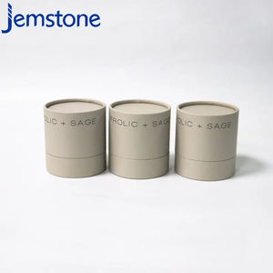 Logo personnalisé imprimé rond carton imprimé dessin bougie cylindre rond papier tube emballage conteneur avec mousse - Product Image 4