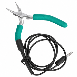 Grounded Needle <b>Nose</b> Pliers for Permanent Jewelry Welding and Jewelry Making ZetomedPro - Product Image 3