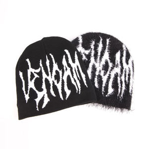 Comfortable Winter Warm <b>Plain</b> Soft Elastic Mohair Beanie <b>Cap</b> 2025 New Fashion Style - Product Image 5