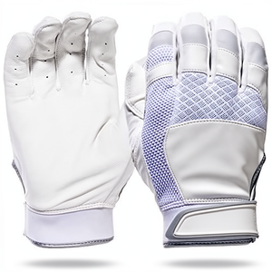Professional Men's Baseball Softball Batting Gloves High Performance <b>Adjustable</b> <b>Strap</b> Custom Size Made Leather - Product Image 5