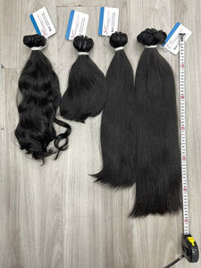 Extensiones de Cabello Natural Liso de Alta Calidad, Textura Suave y Lisa, Doble Trama, Gran Stock, Precio al por Mayor - Product Image 6