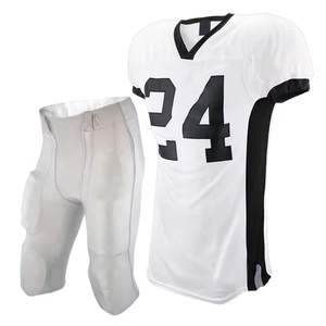 Uniformes de football américain personnalisés sur mesure, grande taille, manches courtes, été, respirants, protection UV, séchage rapide, sublimés - Product Image 4