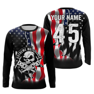 Maillots de motocross unis de haute qualité pour hommes, manches longues, pour motocross tout-terrain, MX, dirt bike, moto - Product Image 3