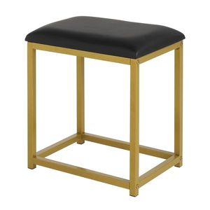 FCH Large <b>Makeup</b> <b>Vanity</b> Set with 10 LED Bulbs Cushioned Stool 3 Storage Shelves 2 Drawers Dressing Table and Dresser - Product Image 3