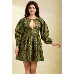 มินิเดรสลายดอกไม้สำหรับผู้หญิง, เดรสโบโฮสั้นสำหรับฤดูร้อน, ชุดลำลองสำหรับวันหยุด, ชุดปาร์ตี้น่ารักน้ำหนักเบา - Product Image 1