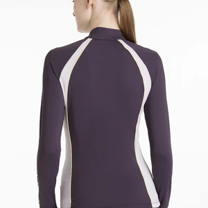 Camisas ecuestres de manga larga para mujer, de alta calidad OEM, para montar a caballo, capa base y camisa de competición, a la venta en línea. - Product Image 2