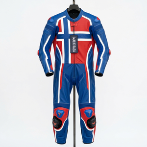 Traje de Motocicleta de Cuero OEM Hecho a Medida con Gráficos, Colores y Marca Personalizados - Product Image 5