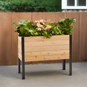 Wooden Planter Box Raised Garden Bed for Flowers and Green <b>Plants</b> Durable Planter <b>Pot</b> Outdoor Garden Farmhouse Design Vietnam - Product Image 2