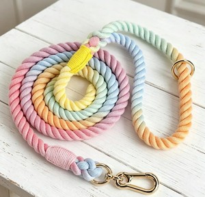 Premium Eco-Friendly Modern Animal Print Heavy Duty <b>Dog</b> <b>Leash</b> with 100% Cotton Material Bowknot Decoration SN HANDICRAFTS BST 01 - Product Image 1