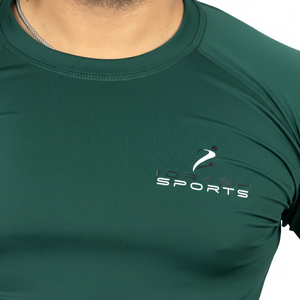 เสื้อรัดรูปแขนยาวสำหรับผู้ชาย ระบายอากาศ ป้องกันแบคทีเรีย แห้งเร็ว คอกลม พิมพ์โลโก้ตามสั่ง ออกแบบเสื้อแรชการ์ดสำหรับฝึกซ้อม - Product Image 5