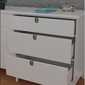 Aluminum <b>Ceramic</b> Coated Cabinet <b>Knob</b> Priva Oval <b>Drawer</b> Handle WardrobesBlack Gold Sky Blue Recessed Edge Pull Modern Furniture H - Product Image 1
