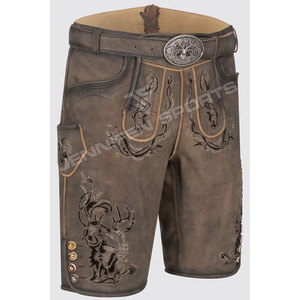 Nouvelle Collection 2026 – Tenue Courte Traditionnelle Bavaroise pour Homme : Lederhosen de Qualité Supérieure, Style Vintage Respirant pour l'Oktoberfest - Product Image 2