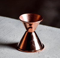 Jigger en cuivre de qualité supérieure, verre doseur pour bière, prix de gros, artisanat, verre à vin en cuivre