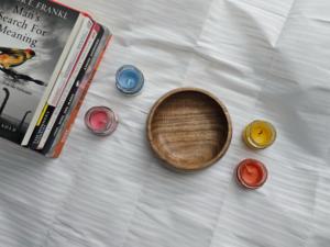Cuenco de madera hecho a mano para velas |   Recipiente de Madera Natural para Velas y Frascos para Velas de Cera de Soja - Product Image 3
