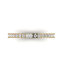 Clear CZ Customized 18K Gold Plated Lab Created Certified Wedding Engagement <b>Ring</b> 925 Sterling Silver Women's Trendy Fashion - Product Image 1