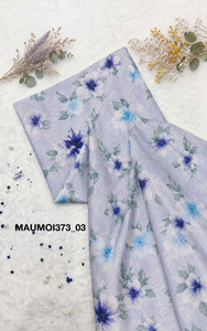 Tissu Charmeuse Imprimé Floral Viet Thang 8027 100% Polyester 150/160cm Respirant Léger pour Vêtements Femme Homme et Tenues d'Intérieur - Product Image 1