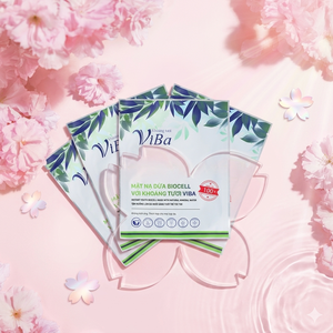 Masque Visage Hydratant et Revitalisant Viba à l'Eau Minérale du Vietnam, à la Noix de Coco Fermentée, pour Jeunesse et Éclat (Unisexe) - Product Image 6