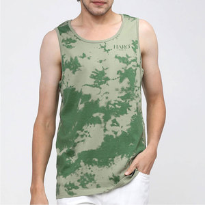 เสื้อกล้ามผู้ชายสีพื้นคุณภาพสูง ทรงหลวม ใส่สบาย เหมาะสำหรับออกกำลังกาย ใส่ลำลองที่บ้านและใส่เดินเล่น - Product Image 1