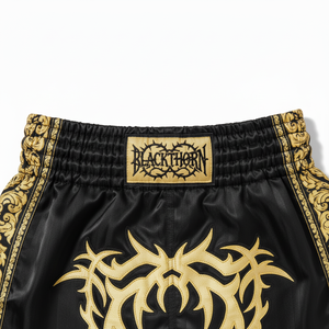 Conjunto Deportivo de 4 Piezas para Hombre, Jersey y Pantalones Cortos Resistentes para Artes Marciales Mixtas, Gimnasio y Entrenamiento, 100% Poliéster, Muay Thai - Product Image 5